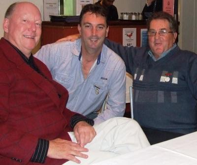 Welded-on Life Members: L-R Peter "PG" Gardiner, Jim McKenzie and Ray Storey. Welded-on Life Members: L-R Peter "PG" Gardiner, Jim McKenzie and Ray Storey.