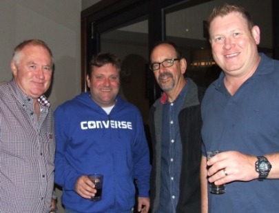 The English aren't outnumbered in this group: L-R John Garland, James Holt, Alan Thomas and Simon Thornton. The English aren't outnumbered in this group: L-R John Garland, James Holt, Alan Thomas and Simon Thornton.