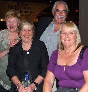 Who called him the Silver Fox? L-R Janette Garland, Sandra Thomas, Charlie Walker and Adele Walker. Who called him the Silver Fox? L-R Janette Garland, Sandra Thomas, Charlie Walker and Adele Walker.