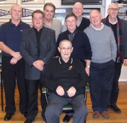 Some of Moonee Valley's greats from our teams in the early 70s: Standing behind our inaugural President Alex McLeod are L-R Peter Dawkins, Ray Storey, Colin Netherclift, Rod McLeod, Peter Gardiner, Brian Moore and Kevin Gardiner. Some of Moonee Valley's greats from our teams in the early 70s: Standing behind our inaugural President Alex McLeod are L-R Peter Dawkins, Ray Storey, Colin Netherclift, Rod McLeod, Peter Gardiner, Brian Moore and Kevin Gardiner.