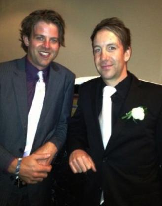 Elegant: Just like their strokeplay on the field for Moonee Valley. Matt (left) and Ben Thomas. Elegant: Just like their strokeplay on the field for Moonee Valley. Matt (left) and Ben Thomas.