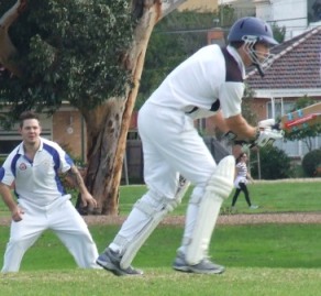 Ben Thomas showed some deft touch, but his innings was over too quickly. Ben Thomas showed some deft touch, but his innings was over too quickly.