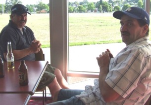 Premier cricket knowledge and experience: Garry Sturrock (Melbourne) and Tony Gleeson (Carlton) talk tactics at our Christmas party. Premier cricket knowledge and experience: Garry Sturrock (Melbourne) and Tony Gleeson (Carlton) talk tactics at our Christmas party.