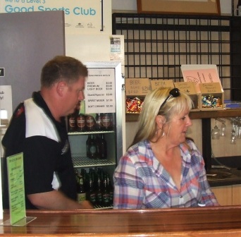 There's business to attend to! And so it was for Simon Thornton and Adele Walker in the bar. There's business to attend to! And so it was for Simon Thornton and Adele Walker in the bar.