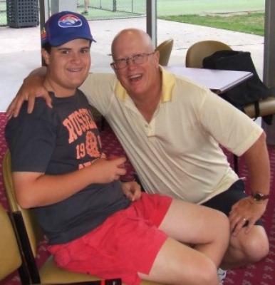 Proud dad James Wright with son Dylan, who's been starring both in the Under 16s and on turf in the seniors. Proud dad James Wright with son Dylan, who's been starring both in the Under 16s and on turf in the seniors.