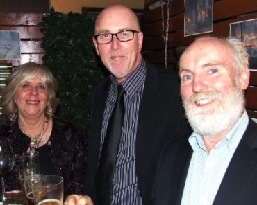 Pacing themselves: Sandra Thomas, Kevin Gardiner and Allan Cumming. Pacing themselves: Sandra Thomas, Kevin Gardiner and Allan Cumming.