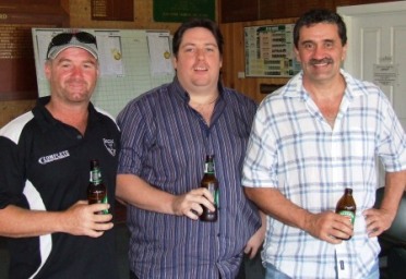 Bowling them over: (from left) Sean O'Kane, Ryan Fairclough and Tony Gleeson. Bowling them over: (from left) Sean O'Kane, Ryan Fairclough and Tony Gleeson.
