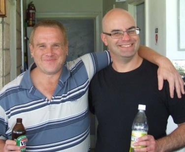 Two rascals! Peter Smith (left) and Michael Cumbo enjoy the day. Two rascals! Peter Smith (left) and Michael Cumbo enjoy the day.