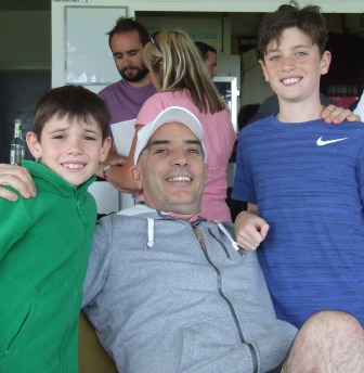 A cricketing family. Club legend John Talone with sons Max (left) and Luke, who are up-and-coming juniors. A cricketing family. Club legend John Talone with sons Max (left) and Luke, who are up-and-coming juniors.