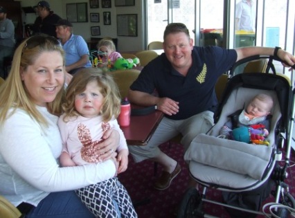 The Thornton family enjoys the day - Mel and Simon with Isabel and Tomas. The Thornton family enjoys the day - Mel and Simon with Isabel and Tomas.