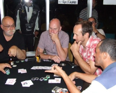 Looking serious: L-R Michael Felle, Tony Gray, Gerard Parker and Dan Terzini. Looking serious: L-R Michael Felle, Tony Gray, Gerard Parker and Dan Terzini.