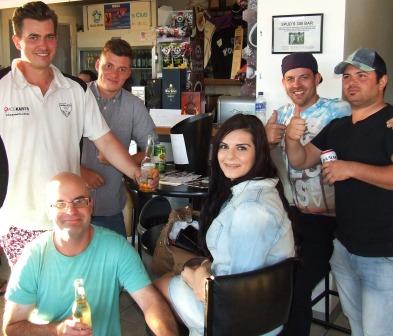 Getting ready for the poker tournament: L-R Jesse Nankivell-Sandor, Michael Cumbo (front), Dan Comande, Vanessa Riggio, Matt Thomas and Anthony Riggio. Getting ready for the poker tournament: L-R Jesse Nankivell-Sandor, Michael Cumbo (front), Dan Comande, Vanessa Riggio, Matt Thomas and Anthony Riggio.