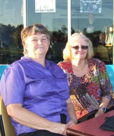 We probably wouldn't have our cricket club if it wasn't for the behind-the-scenes work by the partners of our founders. Betty McLeod (left) and Heather Storey. We probably wouldn't have our cricket club if it wasn't for the behind-the-scenes work by the partners of our founders. Betty McLeod (left) and Heather Storey.