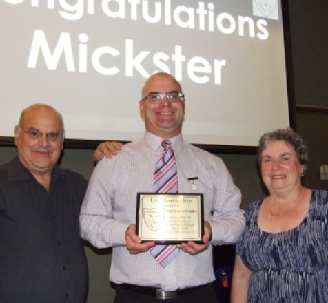 Proud family: New Life Member Michael Cumbo with parents Joe and Carol. Proud family: New Life Member Michael Cumbo with parents Joe and Carol.