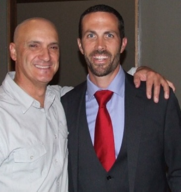 Elegance: Coach Lou Raffaele with Seconds captain Michael Ozbun. Elegance: Coach Lou Raffaele with Seconds captain Michael Ozbun.