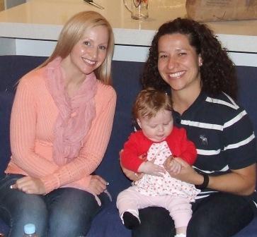 You've got to give credit to the girls: Vanessa Schuller (left) and daughter Marley, with Agatha Soccio. You've got to give credit to the girls: Vanessa Schuller (left) and daughter Marley, with Agatha Soccio.