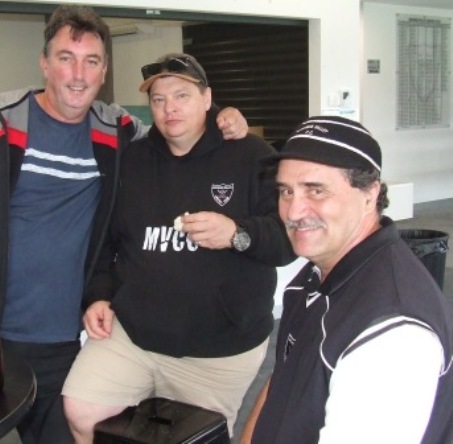 A lot of games together: L-R Jim McKenzie, Mark Gauci and Tony Gleeson. A lot of games together: L-R Jim McKenzie, Mark Gauci and Tony Gleeson.