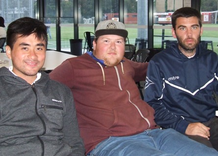 Understanding some of the history of our club - players L-R Minh Vo, Andreas Skiotis and Alistair Bloom. Understanding some of the history of our club - players L-R Minh Vo, Andreas Skiotis and Alistair Bloom.