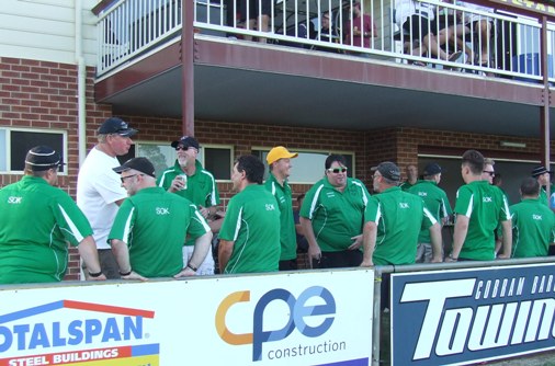 Sean O'Kane was everywhere - or so it seemed. All the Valley shirts had the SOK moniker on the back to acknowledge Sean's contribution. Sean O'Kane was everywhere - or so it seemed. All the Valley shirts had the SOK moniker on the back to acknowledge Sean's contribution.