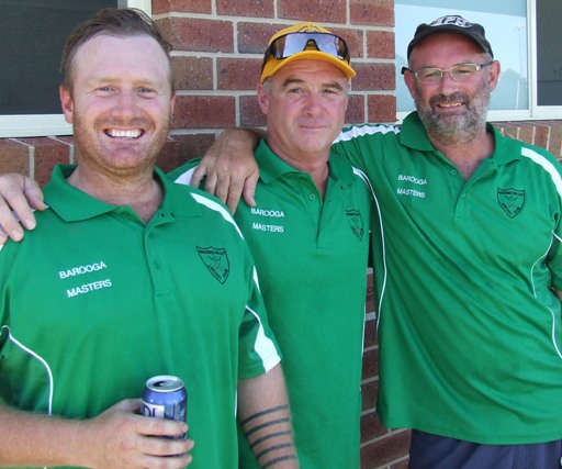 There's a first time for everything - and the O'Kane brothers (from left) Peter, Sean and Mark played a cricket match together for the first time - and a winning one at that! There's a first time for everything - and the O'Kane brothers (from left) Peter, Sean and Mark played a cricket match together for the first time - and a winning one at that!
