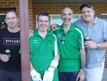 Strong support: L-R Peter Tomlin, Daniel Phillips, Joe Ansaldo and Dale Hadfield. Strong support: L-R Peter Tomlin, Daniel Phillips, Joe Ansaldo and Dale Hadfield.