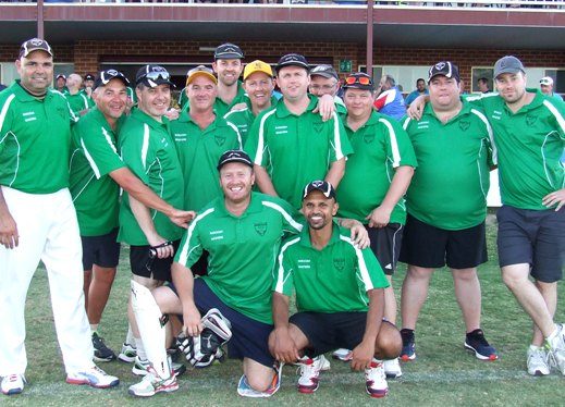 A Moonee Valley win - just like in 2009/10. L-R: Back - Amit Chaudhary, Dean Jukic, Daniel Phillips, Sean O'Kane, Matt Thomas, Craig Pridham, Kane Harding, Mark O'Kane, Mark Gauci, Ryan Fairclough and Pat Felmingham. Front - Peter O'Kane, Rajan Aiyappan. A Moonee Valley win - just like in 2009/10. L-R: Back - Amit Chaudhary, Dean Jukic, Daniel Phillips, Sean O'Kane, Matt Thomas, Craig Pridham, Kane Harding, Mark O'Kane, Mark Gauci, Ryan Fairclough and Pat Felmingham. Front - Peter O'Kane, Rajan Aiyappan.