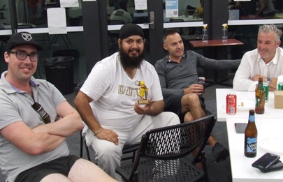 Everyone wins a prize - even Thirds skipper Manu Singh with his ducks trophy from Winter 2019. L-R Ben Skok. Manu Singh, Sam Carbone and Dom Gibaldi. Everyone wins a prize - even Thirds skipper Manu Singh with his ducks trophy from Winter 2019. L-R Ben Skok. Manu Singh, Sam Carbone and Dom Gibaldi.