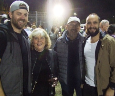 We all remember back to the 1990s: L-R Life Member Matt Thomas, his parents Sandra and Alan and Murray Walker. We all remember back to the 1990s: L-R Life Member Matt Thomas, his parents Sandra and Alan and Murray Walker.