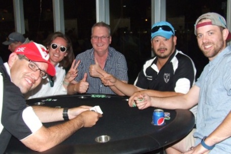 You win some, you lose some! L-R Brendan Rhodes, Anthony Cafari, Doug Cumming, Anthony Leonardo and Matt Thomas. You win some, you lose some! L-R Brendan Rhodes, Anthony Cafari, Doug Cumming, Anthony Leonardo and Matt Thomas.