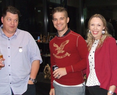 Talking tactics for the following day's game: Mark Gauci with Stephen and Fiona Ward. Talking tactics for the following day's game: Mark Gauci with Stephen and Fiona Ward.