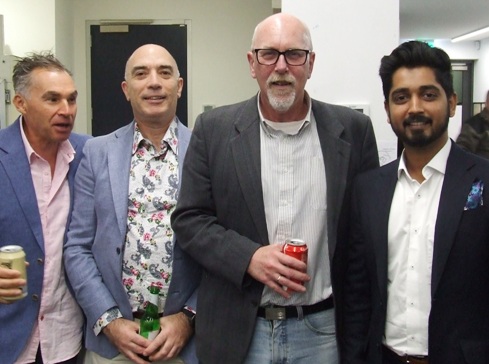 The Dapper Dudes of the night: L-R Dean Jukic, John Talone, Kevin Gardner and Muhammad Ashraf. The Dapper Dudes of the night: L-R Dean Jukic, John Talone, Kevin Gardner and Muhammad Ashraf.