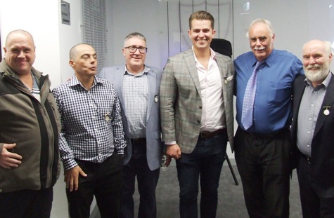 A bevy of Life Members: L-R Peter Smith, Danny Terzini, Peter Golding, Jesse Nankivell-Sandor, Charlie Walker and Allan Cumming. A bevy of Life Members: L-R Peter Smith, Danny Terzini, Peter Golding, Jesse Nankivell-Sandor, Charlie Walker and Allan Cumming.