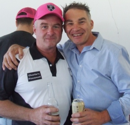 Sean O'Kane (left) and Dean Jukic come together for a good cause - raising funds. Sean O'Kane (left) and Dean Jukic come together for a good cause - raising funds.