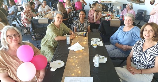 Around the table: L-R Kim Simmons, Sandra Verschoor, Sridevi Thoppe, Nicole McLachlan and Virginia Gardiner. Around the table: L-R Kim Simmons, Sandra Verschoor, Sridevi Thoppe, Nicole McLachlan and Virginia Gardiner.