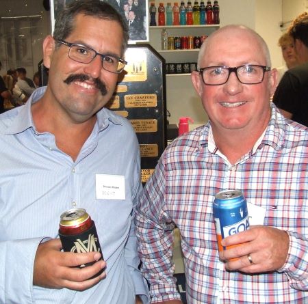 Valuable contributors to our club off the field: Brendan 'Jonty' Rhodes (left) and Tony Nilsson. Valuable contributors to our club off the field: Brendan 'Jonty' Rhodes (left) and Tony Nilsson.