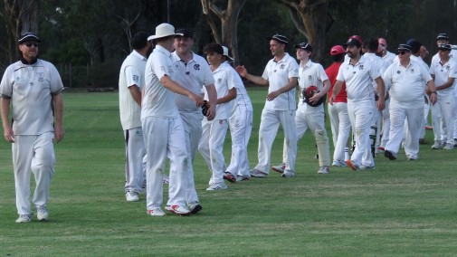 Shaking hands with the opposition players: Moonee Valley comes off the field to the congratulations. L-R Dean Lawson, Manu Singh, David Lubansky, Lachlan Smith, Joel Italia, Jason Ripa, Luke Sevenson, Ben Baldacchino, Mark Gauci, Dean Jukic and Jackson Partridge. Shaking hands with the opposition players: Moonee Valley comes off the field to the congratulations. L-R Dean Lawson, Manu Singh, David Lubansky, Lachlan Smith, Joel Italia, Jason Ripa, Luke Sevenson, Ben Baldacchino, Mark Gauci, Dean Jukic and Jackson Partridge.