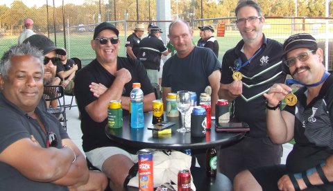 Celebrating outside: L-R Sai Vivekananthan, Paddy Deery, Paul Simon, Paul Sevenson and Brendan Rhodes. Celebrating outside: L-R Sai Vivekananthan, Paddy Deery, Paul Simon, Paul Sevenson and Brendan Rhodes.
