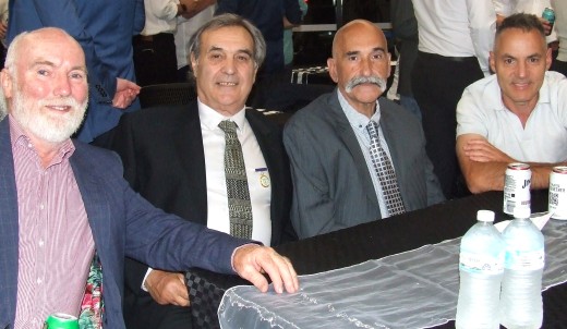 Celebrating on the night: L-R Allan Cumming, Bob Sciacchitano, Joe Ansaldo and Sam Carbone. Celebrating on the night: L-R Allan Cumming, Bob Sciacchitano, Joe Ansaldo and Sam Carbone.