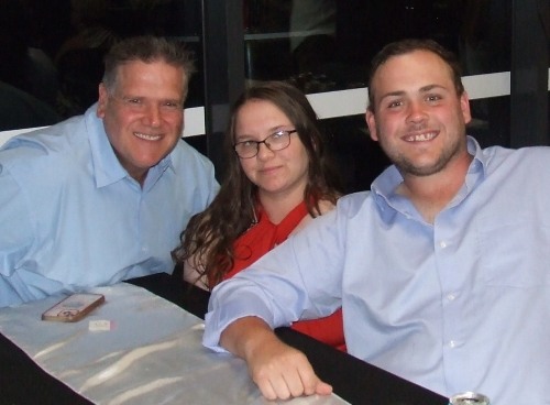 Geoff Smith (left) with Makealah and partner Lachlan Smith. Geoff Smith (left) with Makealah and partner Lachlan Smith.