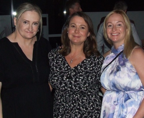 These functions aren't only about the boys: L-R Leanne Phillips, Sharon Marcelle and Vanessa Schuller. These functions aren't only about the boys: L-R Leanne Phillips, Sharon Marcelle and Vanessa Schuller.