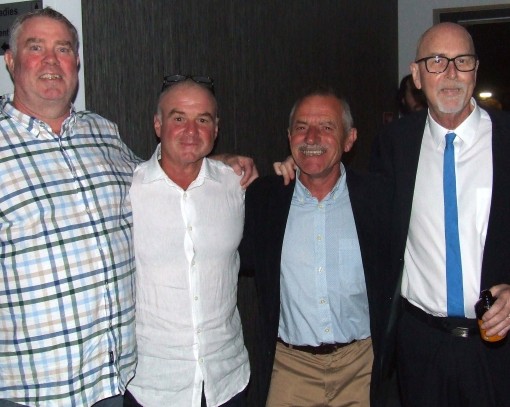 Some great games together: L-R Norm Wright, Sean O'Kane, Phill King and Kevin Gardiner. Some great games together: L-R Norm Wright, Sean O'Kane, Phill King and Kevin Gardiner.