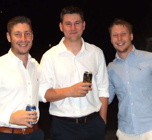 Cricket talent: Moonee Valley's Jack Newman (centre) with Jason and Luke Denny. Cricket talent: Moonee Valley's Jack Newman (centre) with Jason and Luke Denny.