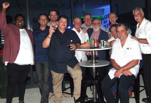Some of the rascals who've represented Moonee Valley at the Barooga Over 35s tournament over the years: L-R Channa DeSilva, Jason Ripa, Matt Thomas, Mark Gauci, Sean O'Kane, Simon Thornton, Allan Cumming, Craig Pridham (back), Ryan Fairclough, Tony Gleeson and Charlie Walker. Some of the rascals who've represented Moonee Valley at the Barooga Over 35s tournament over the years: L-R Channa DeSilva, Jason Ripa, Matt Thomas, Mark Gauci, Sean O'Kane, Simon Thornton, Allan Cumming, Craig Pridham (back), Ryan Fairclough, Tony Gleeson and Charlie Walker.