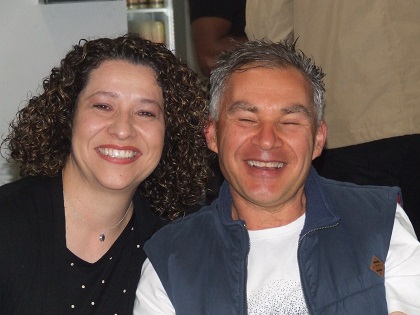 Deano, keep your eyes open! Agatha and Dean Jukic enjoy festivities. Deano, keep your eyes open! Agatha and Dean Jukic enjoy festivities.
