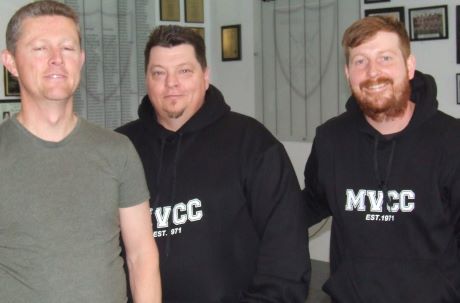 Go the Valleys! L-R Craig Pridham, Mark Gauci and Bede Gannon. Go the Valleys! L-R Craig Pridham, Mark Gauci and Bede Gannon.