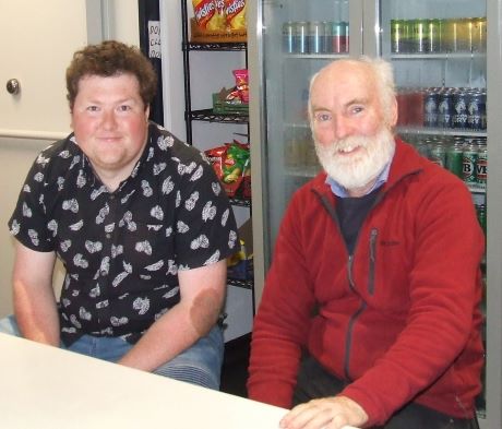 Thanks to our committee members who staffed the bar - Andreas Skiotis (left) and Allan Cumming. Thanks to our committee members who staffed the bar - Andreas Skiotis (left) and Allan Cumming.