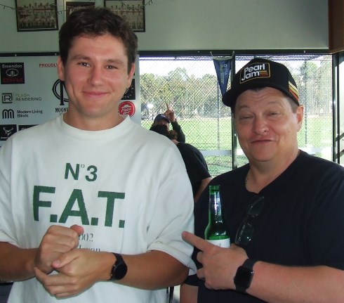 Two Life Members still plying the trade on the field: Jack Newman (left) and Mark Gauci. Two Life Members still plying the trade on the field: Jack Newman (left) and Mark Gauci.