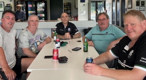 Plenty of experience in this group: L-R Jim McKenzie, Mark Wakeling, John Talone, Ian Sutherland and Darren Nagle. Plenty of experience in this group: L-R Jim McKenzie, Mark Wakeling, John Talone, Ian Sutherland and Darren Nagle.