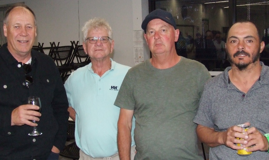 A chance to catch up: Past and Present Players (from left) Ian Denny, Gary Johnson, Greg Meyers and Danny Terzini. A chance to catch up: Past and Present Players (from left) Ian Denny, Gary Johnson, Greg Meyers and Danny Terzini.