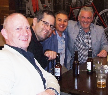 Relax and enjoy! L-R Jason Walsh, Brendan Rhodes, Dean Jukic and Dom Gibaldi. Relax and enjoy! L-R Jason Walsh, Brendan Rhodes, Dean Jukic and Dom Gibaldi.